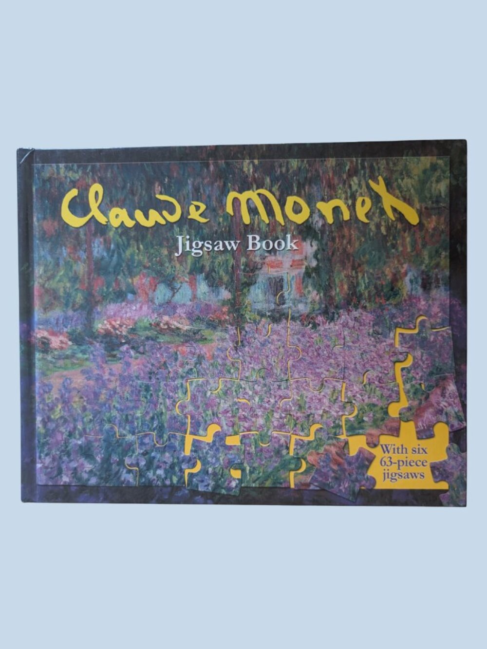 Vintage 2002 Claude Monet Jigsaw Puzzle Book Six 63 Piece Puzzles